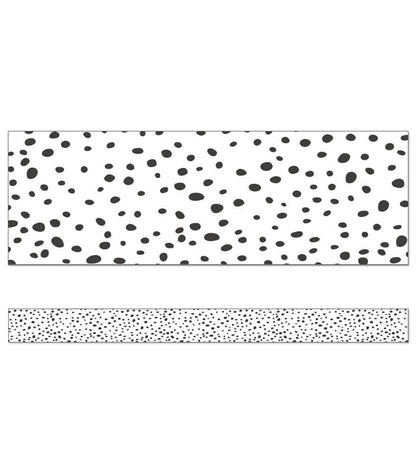 Carson Dellosa Education - We Belong Black Dots Straight Bulletin Board Borders