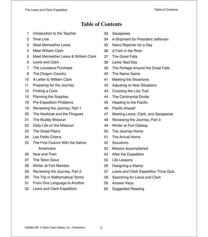 Carson Dellosa Education - Lewis and Clark Expedition Workbook