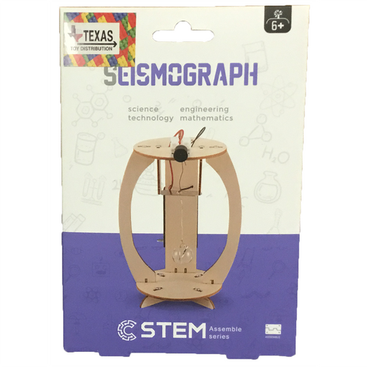 Texas Toy Distribution - Seismograph DIY STEM Construction Kit Educational Toy