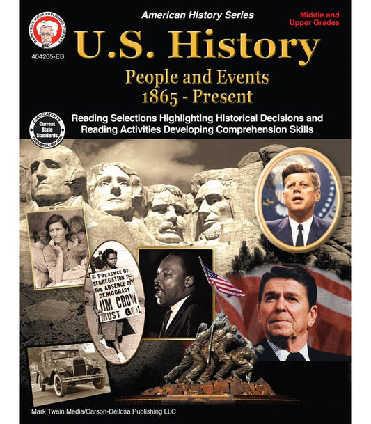 Carson Dellosa Education - U.S. History, Grades 6 - 12