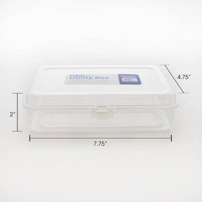 Pencil Case Multipurpose Utility Box - Basix Clear