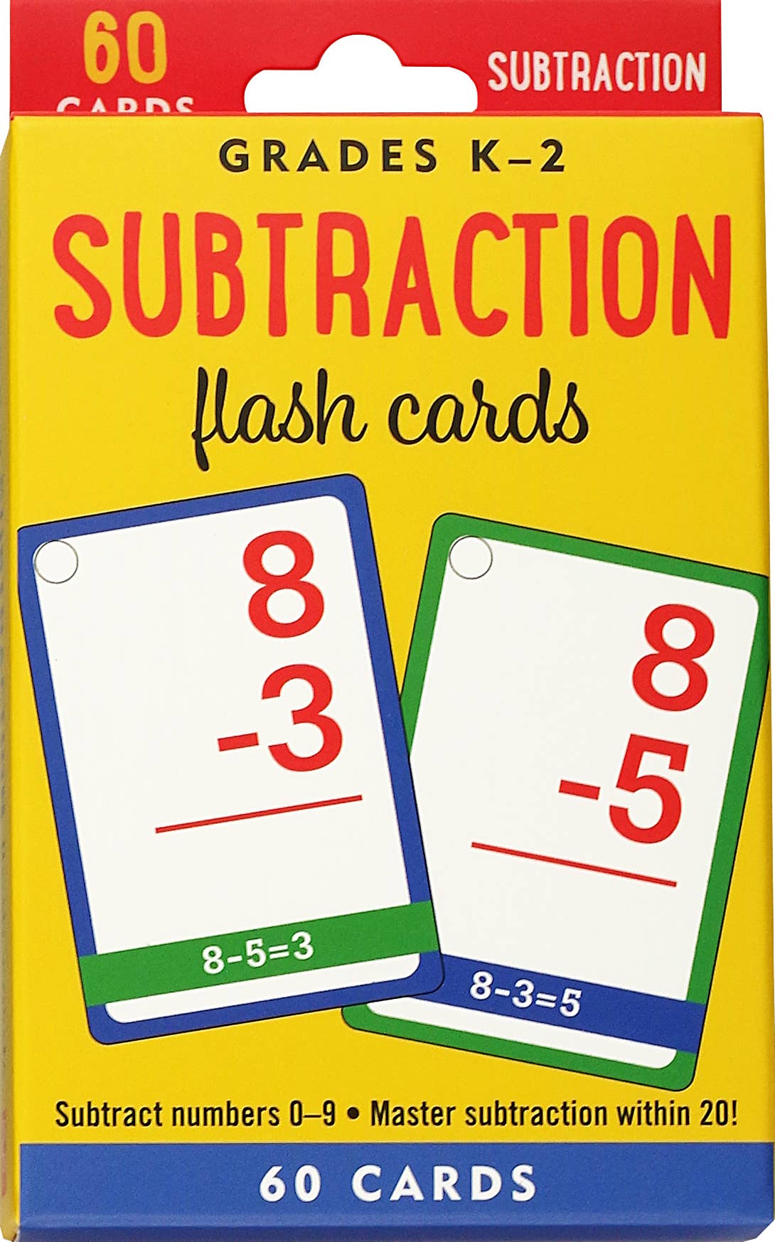 Subtraction Flash Cards