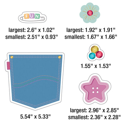 Crafty and Cool Pockets Full of Kindness Bulletin Board Set
