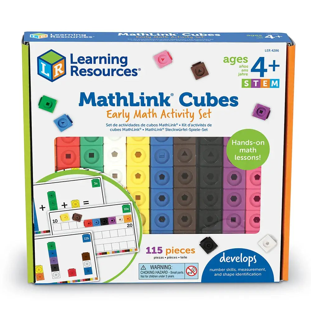 Mathlink Cubes Early Math Activity Set