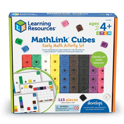 Mathlink Cubes Early Math Activity Set
