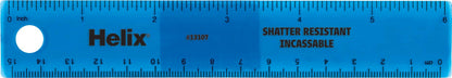 Shatter Resistant Ruler 6" / 15cm 1ct