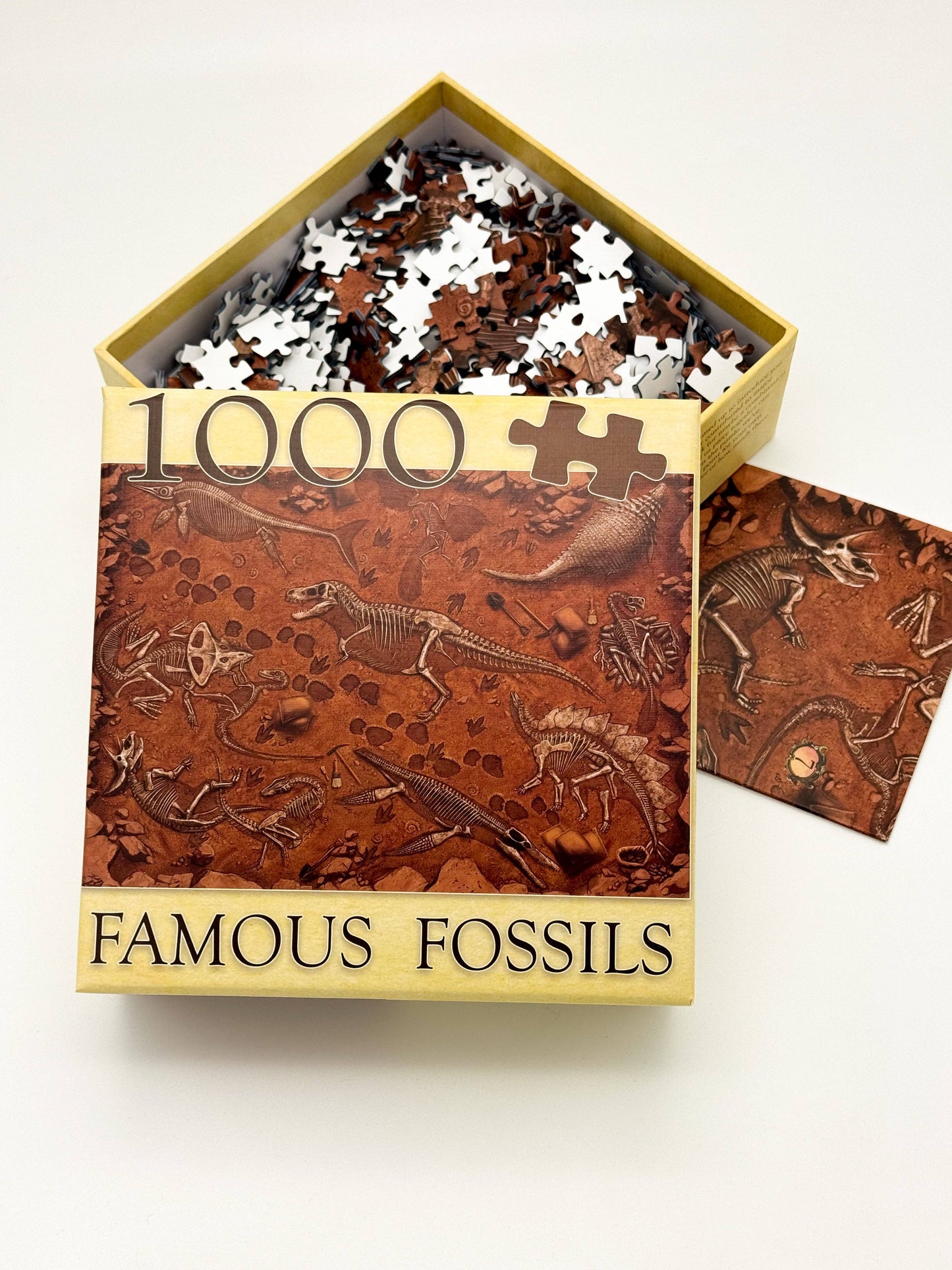 "Famous Fossils" Paleontology Puzzle (1k)