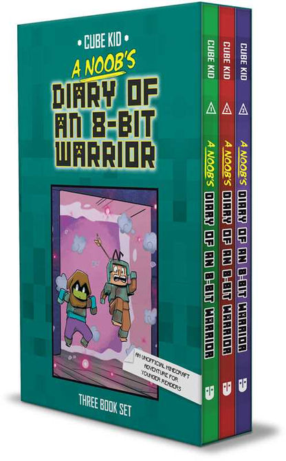 Noob's Diary of an 8-Bit Warrior Box Set by Cube Kid: Paperback; 288 pages / English