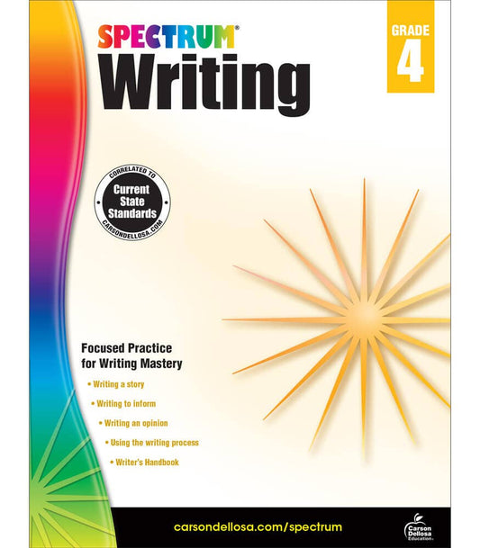 Carson Dellosa Education - Spectrum Writing, Grade 4