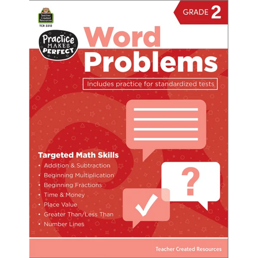 Save  Practice Makes Perfect: Word Problems Grade 2