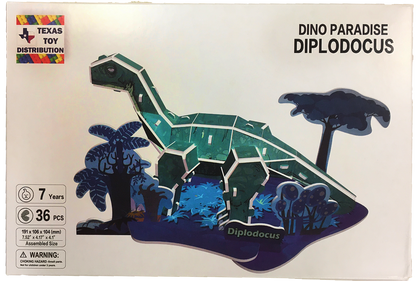 Dinosaur 3D Puzzles EPS Foam Puzzle Sets, Six Types - Random