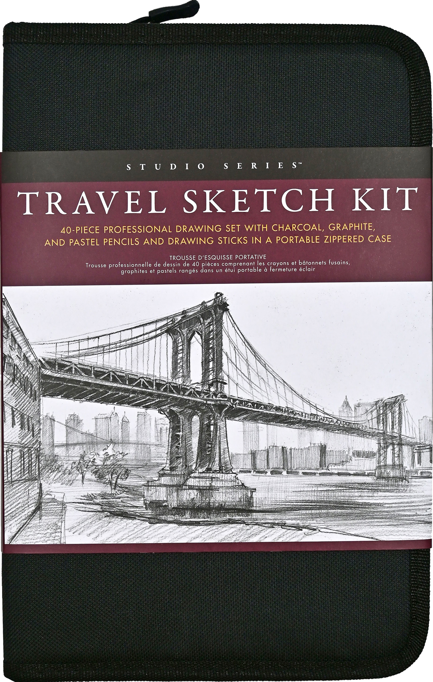 Peter Pauper Press - Studio Series Travel Sketch Kit (40 pieces)