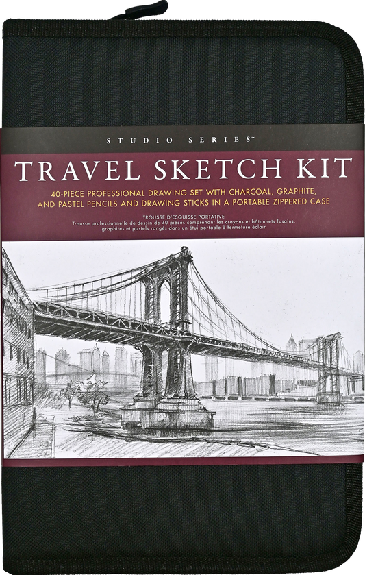 Peter Pauper Press - Studio Series Travel Sketch Kit (40 pieces)