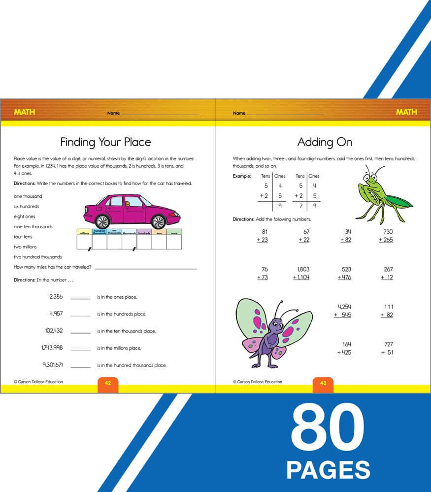Carson Dellosa Education - Quick Skills Fourth Grade Workbook