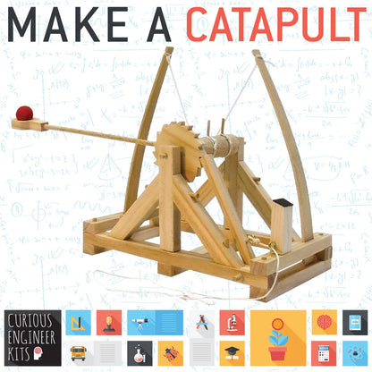Make a Catapult KitWooden Engineering Model Building Kit