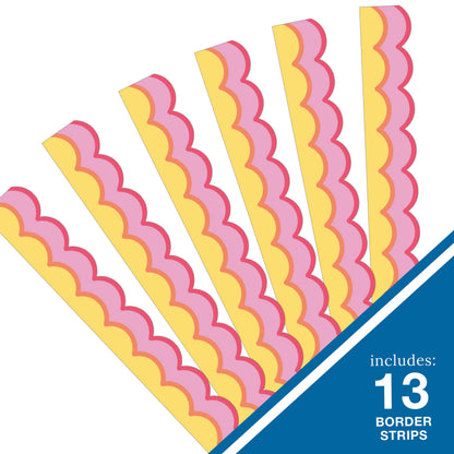 Carson Dellosa Education - Happily Ever Elementary Retro Remix Bulletin Board Borders