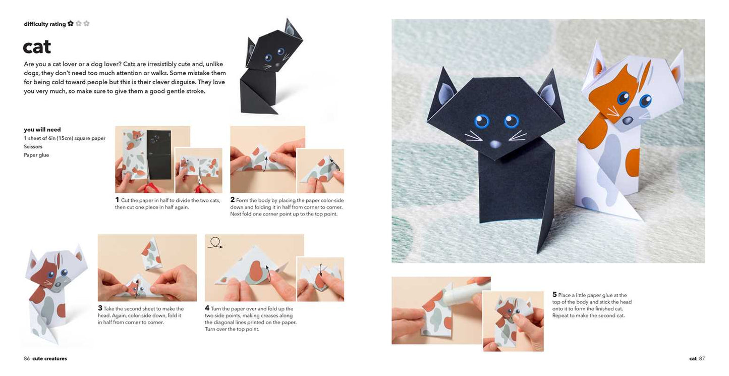 Simon & Schuster - Origami Garden by Mari Ono: Paperback; 128 pages / English