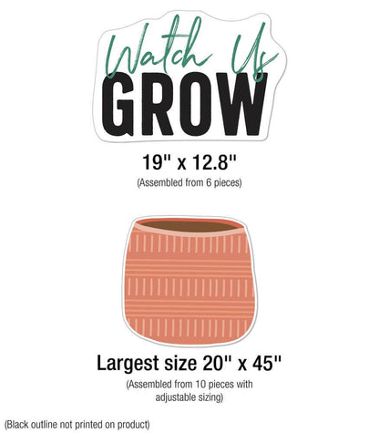 Grow Together Watch Us Grow Bulletin Board Set