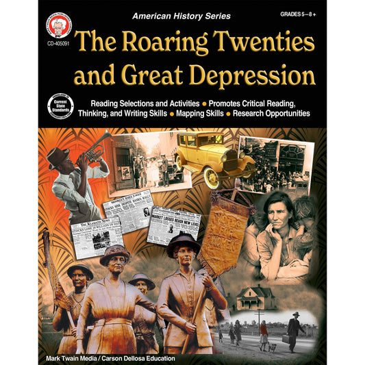 Carson Dellosa Education - American History Series Roaring 20S And The Great Depression