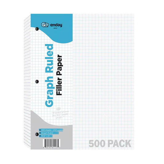 Filler Paper 4-1" Quad-Ruled 100 Ct.