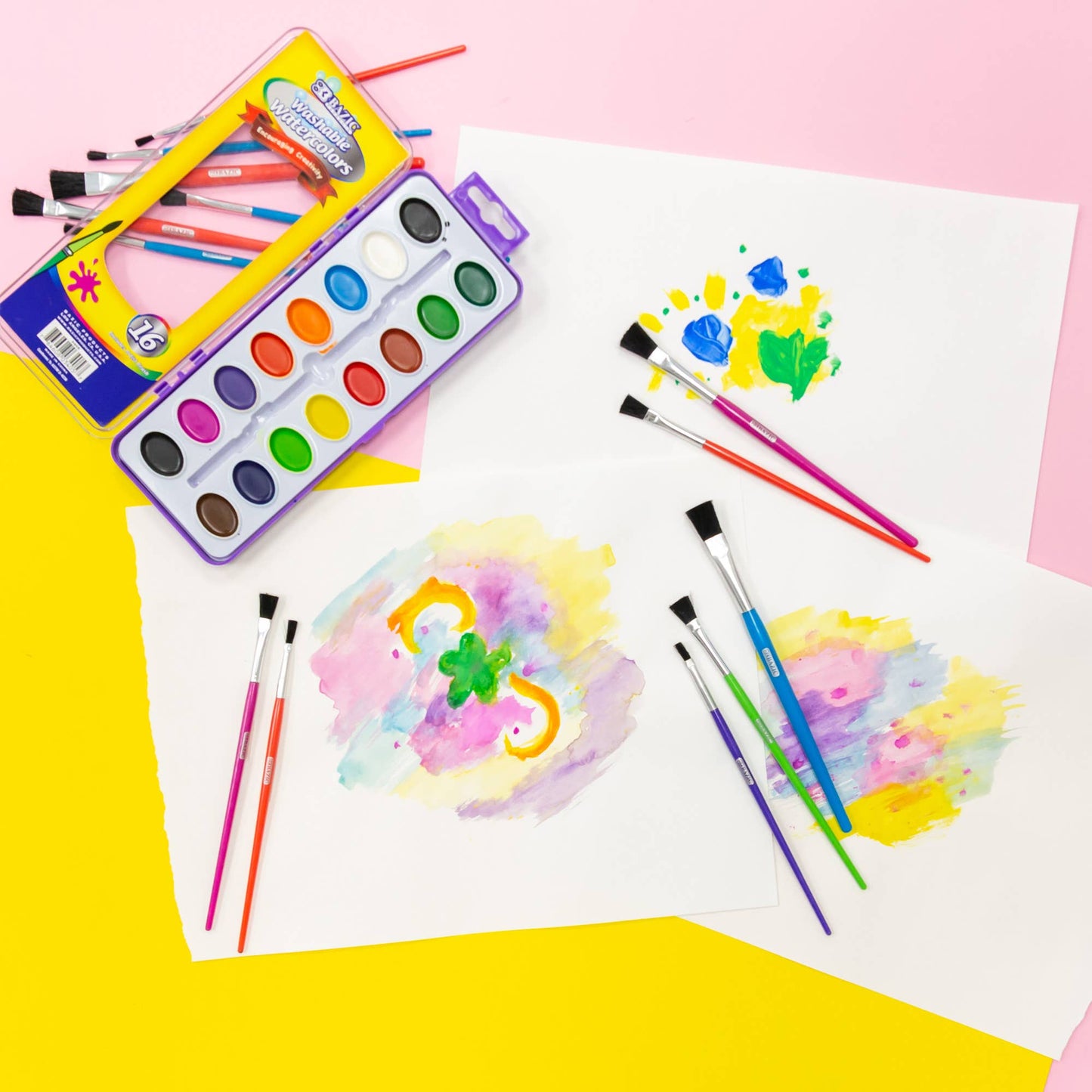 Paintbrush Set Kid's Asst. Size (5/Pack)