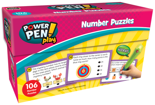 Teacher Created Resources - Power Pen® Play: Number Puzzles (Gr. 2–3)