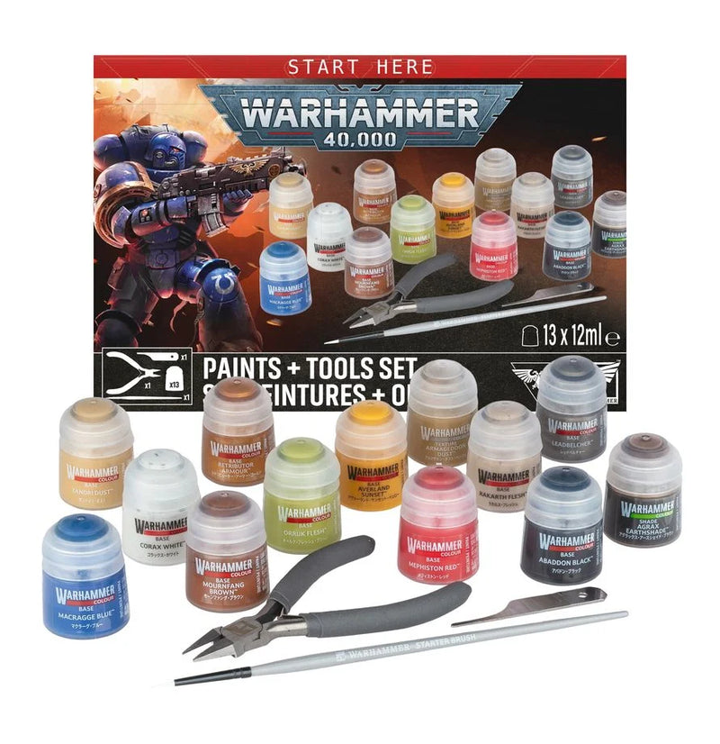Warhammer 40,000 Paint and Tool Set