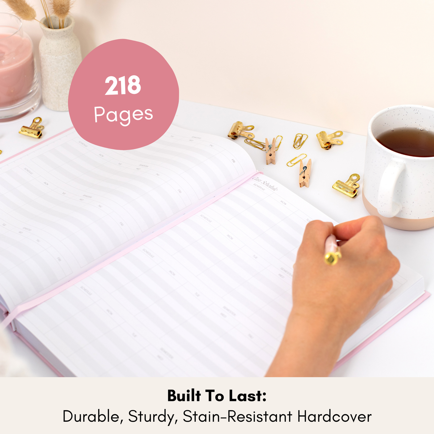 Lamare Teacher Planner & Gradebook – Lesson Plan & Organizer: Blue