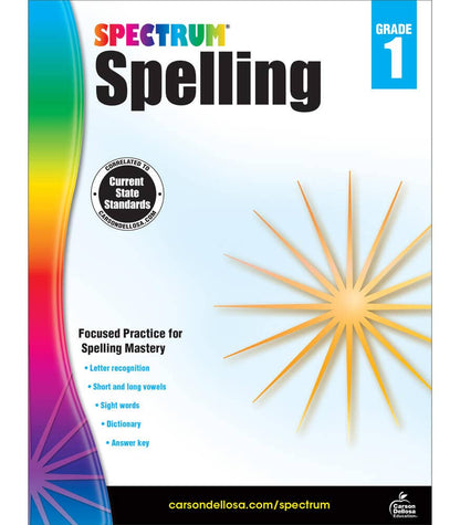 Carson Dellosa Education - Spectrum Spelling, Grade 1