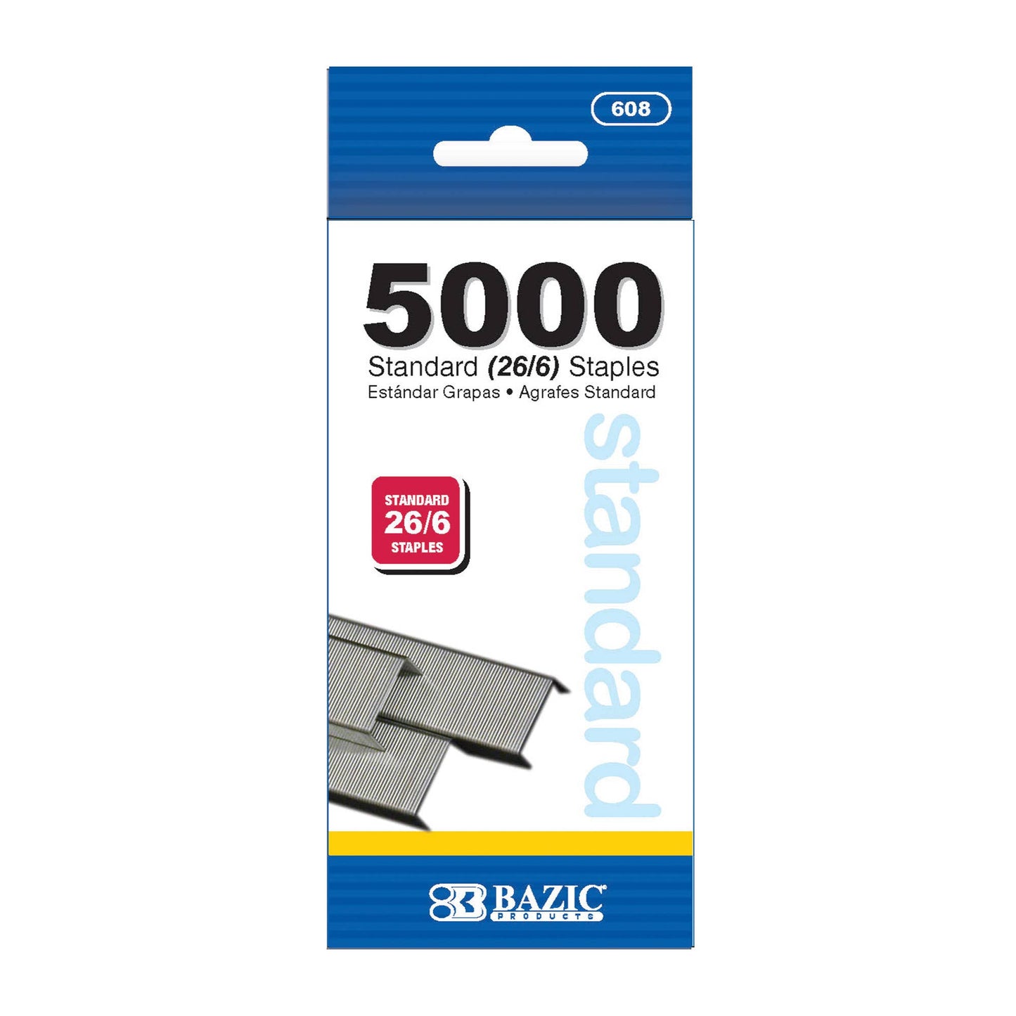 Staples - Standard (26/6) 5000 Ct