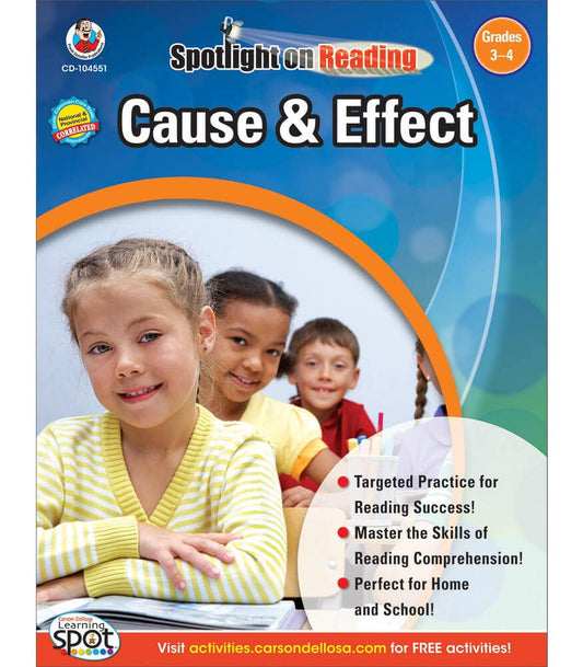 Carson Dellosa Education - Cause & Effect, Grades 3 - 4
