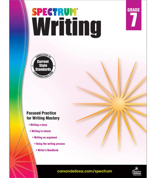 Carson Dellosa Education - Spectrum Writing, Grade 7