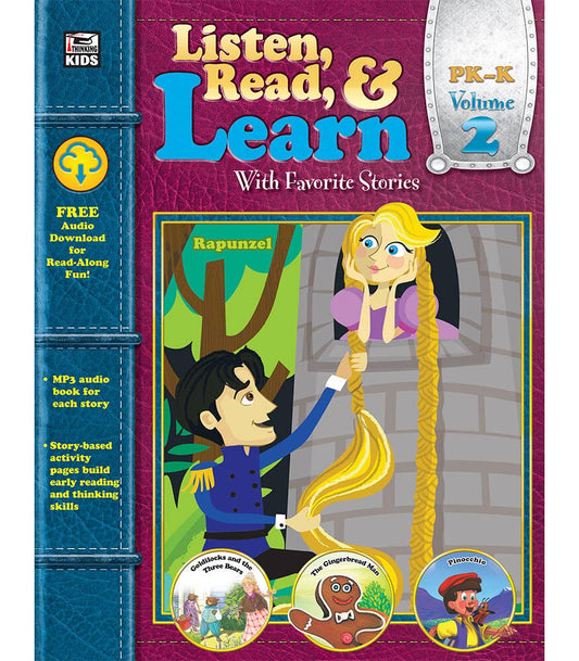 Carson Dellosa Education - Listen, Read, & Learn Volume 2