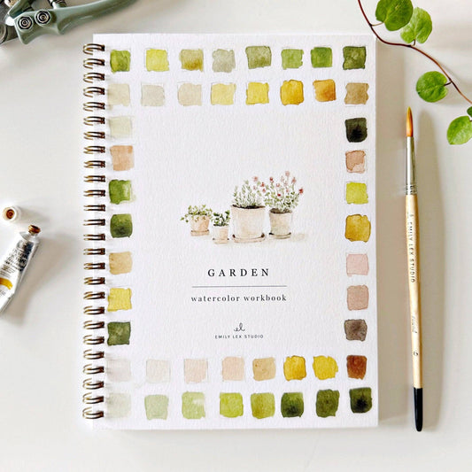 Emily Lex Studio Watercolor Workbook "Garden"