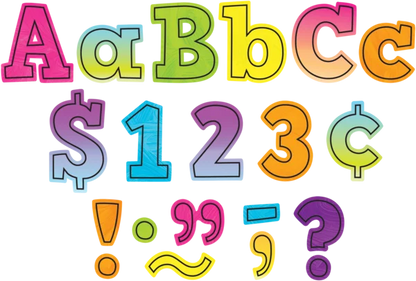 Brights 4Ever Bold Block 4" Letters Combo Pack  TCR6936