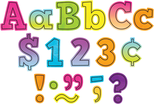 Brights 4Ever Bold Block 4" Letters Combo Pack  TCR6936