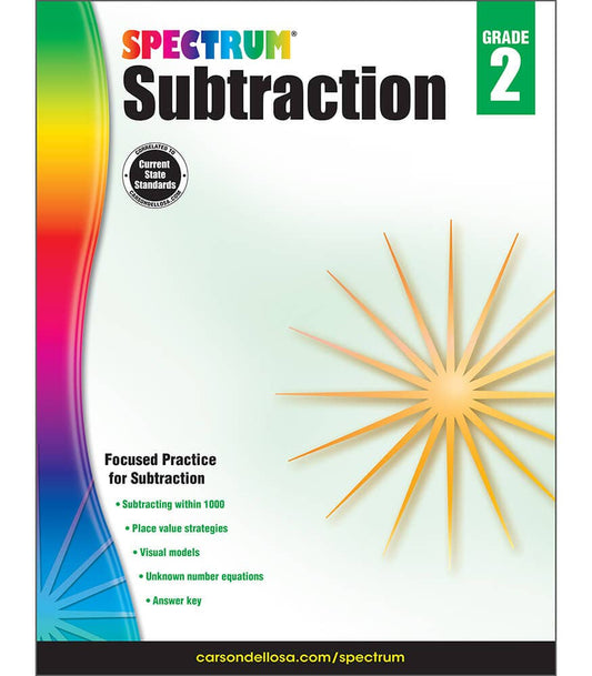 Carson Dellosa Education - Subtraction, Grade 2
