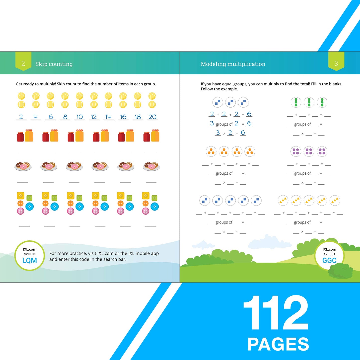 Carson Dellosa Education - IXL Math Workbook: Grade 3 Multiplication