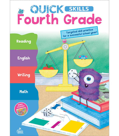 Carson Dellosa Education - Quick Skills Fourth Grade Workbook