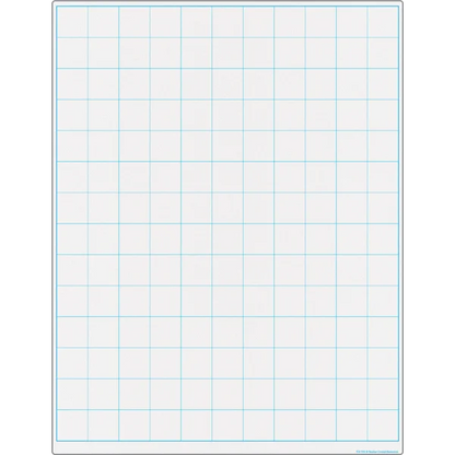 Graphing Grid 1½ Inch Squares Write-On/Wipe-Off Chart