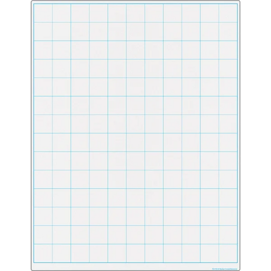 Graphing Grid 1½ Inch Squares Write-On/Wipe-Off Chart