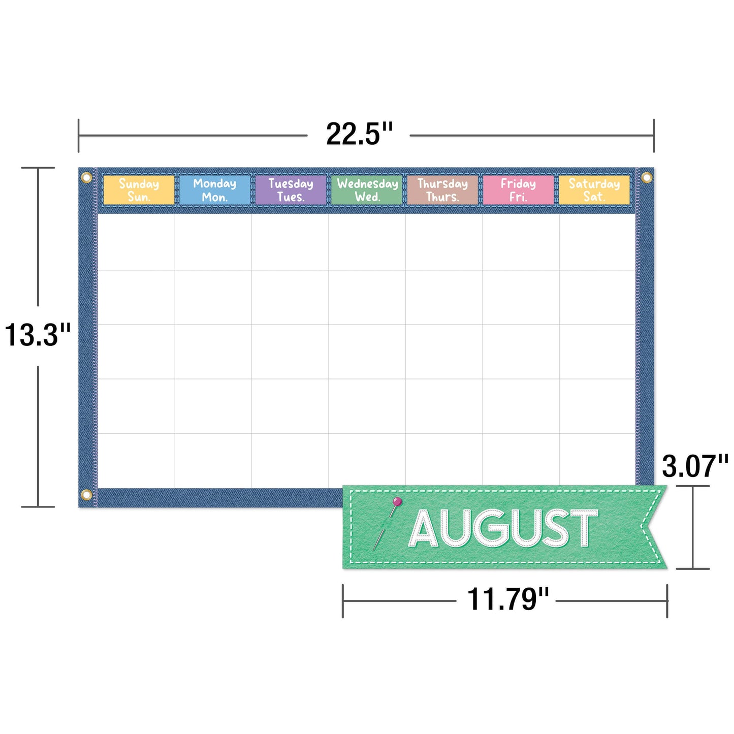 Carson Dellosa Education - Crafty and Cool Calendar Bulletin Board Set