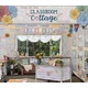 Classroom Cottage Pennants Welcome Bulletin Board