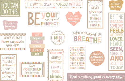 Terrazzo Tones Mini Bulletin Board Set