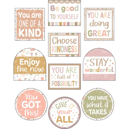 Terrazzo Tones Positive Sayings Accents