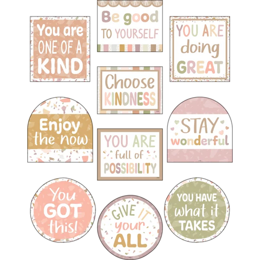 Terrazzo Tones Positive Sayings Accents