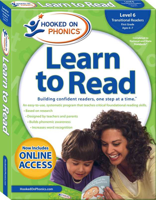 Hooked on Phonics Learn to Read - Level 6 by: Paperback; 60 pages / English