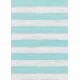 Better Than Paper Bulletin Board Roll - Vintage Blue Stripes