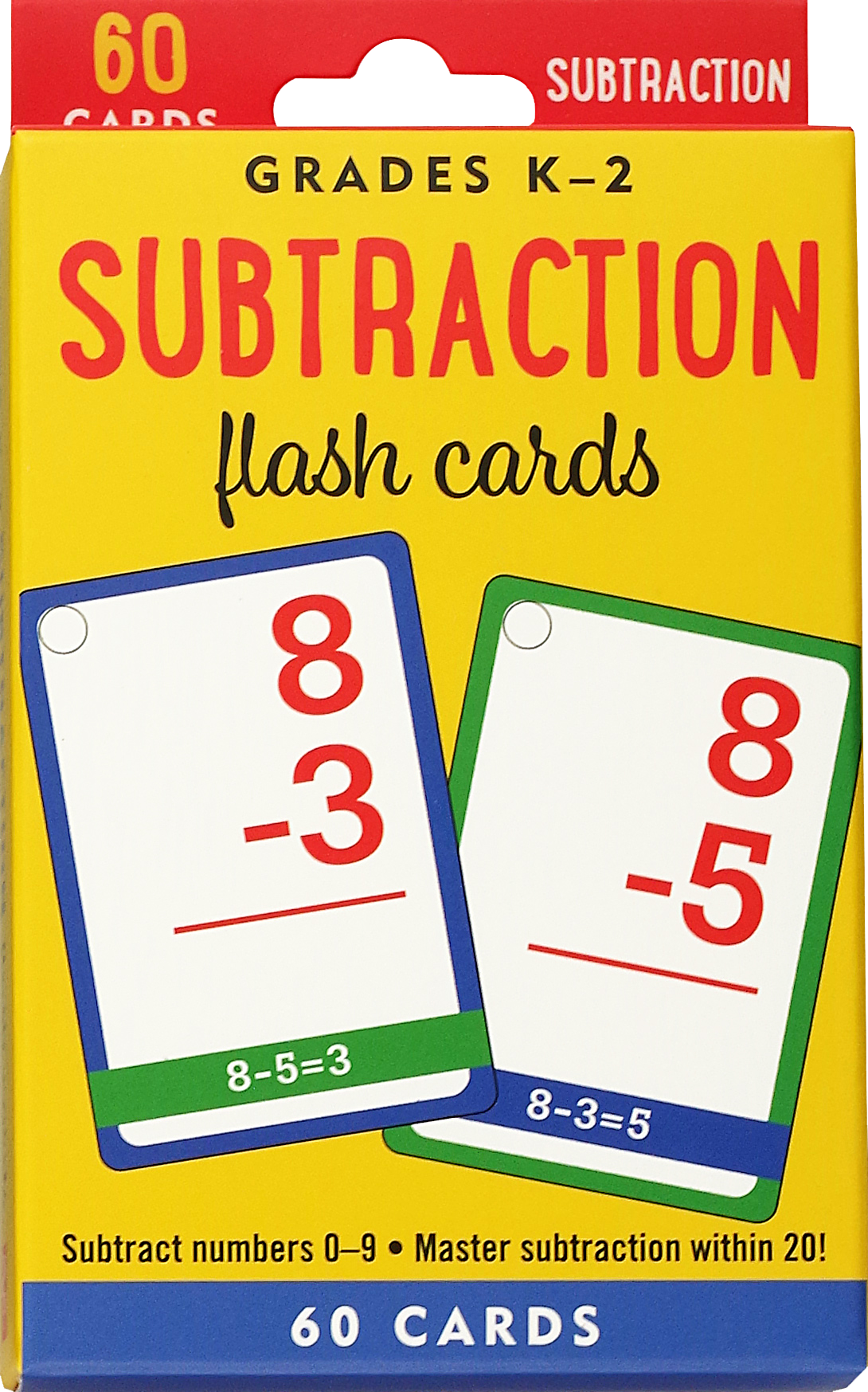 Subtraction Flash Cards
