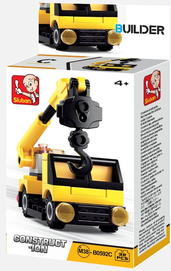 Construction Builder Building Brick Set, 4 styles